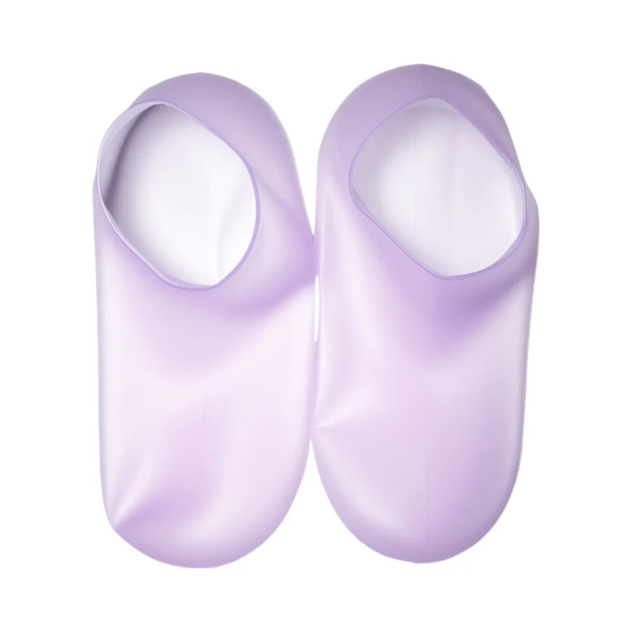 Soft Feet While You Sleep — Moisturizing Silicone Foot Socks | Dry & Cracked Heel Repair, Massage Texture, 7 Colors