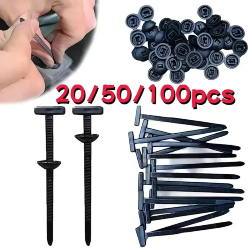 Push. Lock. Done. — ABS Nylon Cable Tie Buckle Clips | Mudguard, Fender & Trunk Lining Fasteners, Self-Locking, 5–200pcs