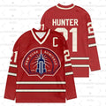 Men's Hockey Jersey Long Sleeve Tee — Retro Sport Graphic Shirt
