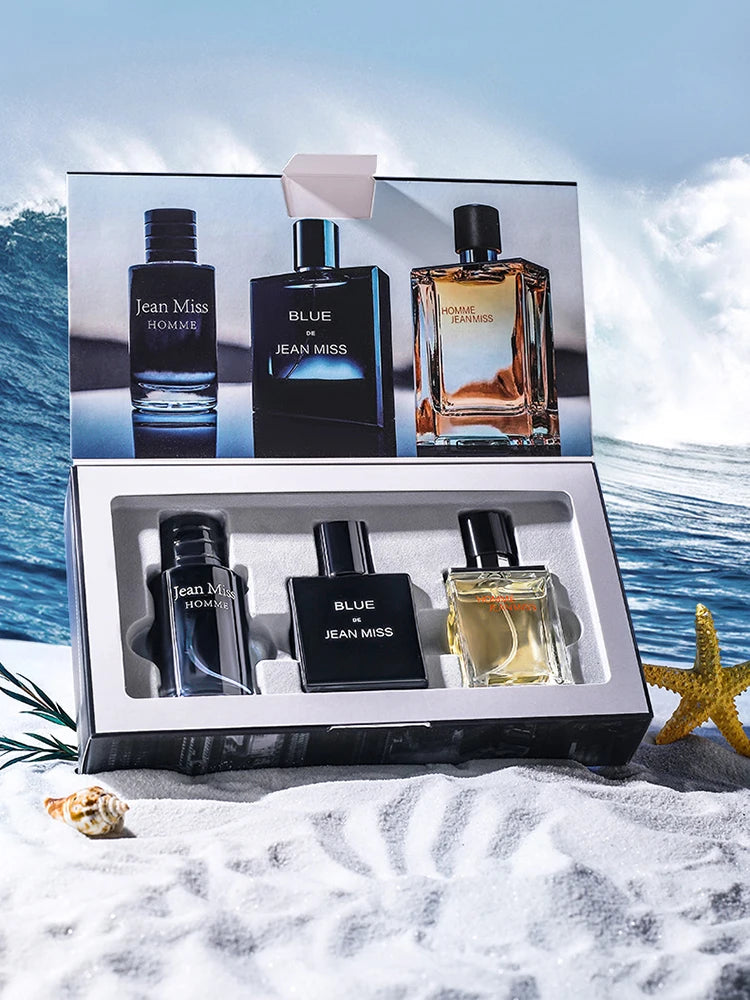 Men's Fruity Cologne Gift Set – 3-Piece Box | Long-Lasting Fragrance Spray
