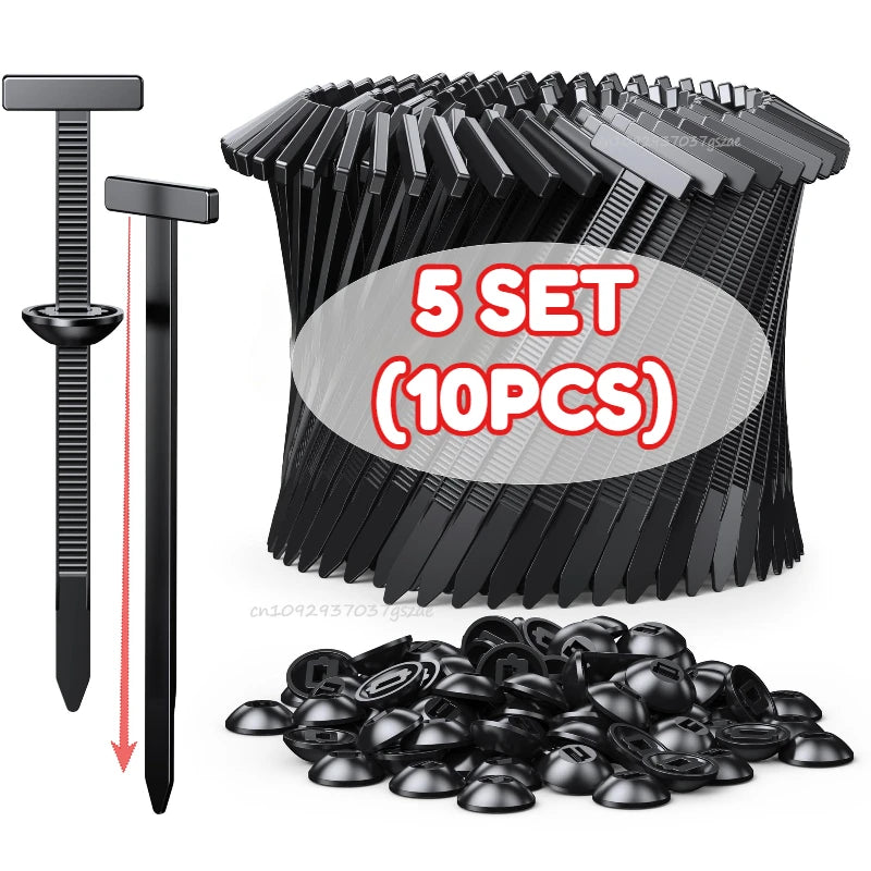 Secure. Fasten. Organize. — Nylon Cable Tie Buckle Clips | Mudguard, Fender & Inner Lining Fasteners, Outdoor & Camping Use, 5–1000pcs