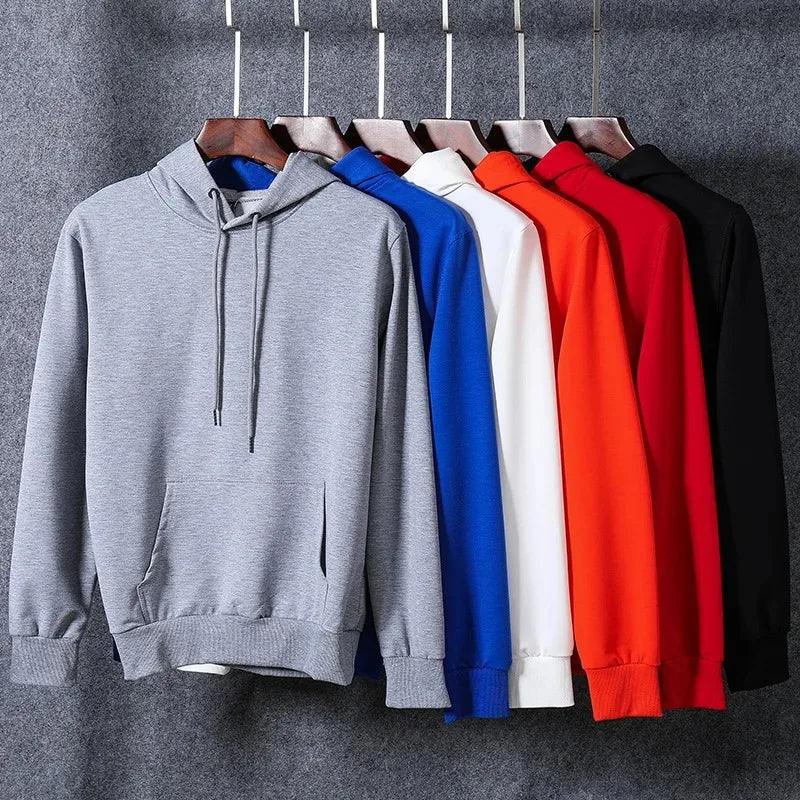 Men's Heavyweight Hoodie – 500GSM Thick Cotton Pullover Sweatshirt