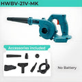 Cordless 2-in-1 Air Blower & Vacuum Cleaner – Leaf & Dust Collector, Makita 18V/21V Compatible