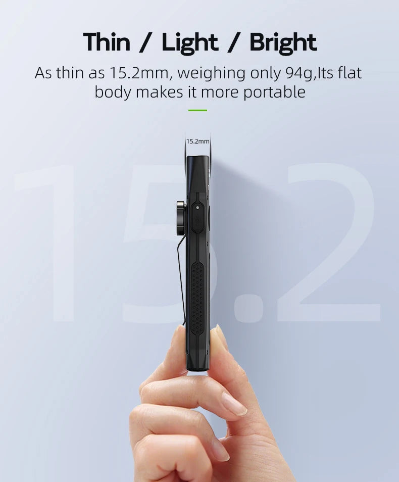 TANK007 WF02L 3-in-1 EDC Flashlight – White Light, 365nm UV & Green Laser, Magnetic Rechargeable