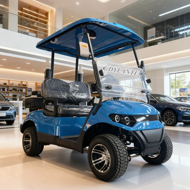 Street Legal 2-Seat Electric Golf Cart — 48V–72V AC Controller, 5000W Motor