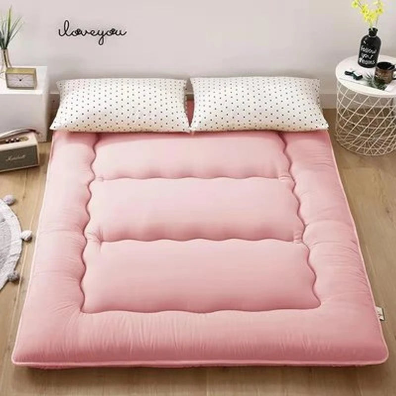 Foldable 7cm Tatami Floor Mattress – Thick Futon Sleeping Pad, Single & Double, Dorm & Home Nap