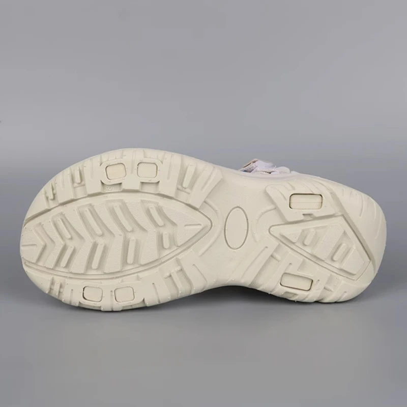 Women's Non-Slip Flat Beach Sandals – Breathable Casual Walking Shoes