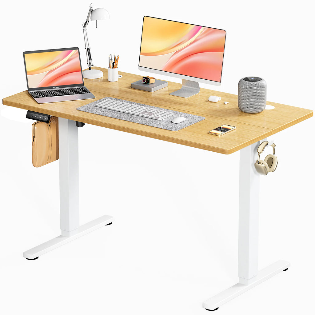 JHK Electric Height-Adjustable Standing Desk – Sit-Stand Ergonomic Workstation