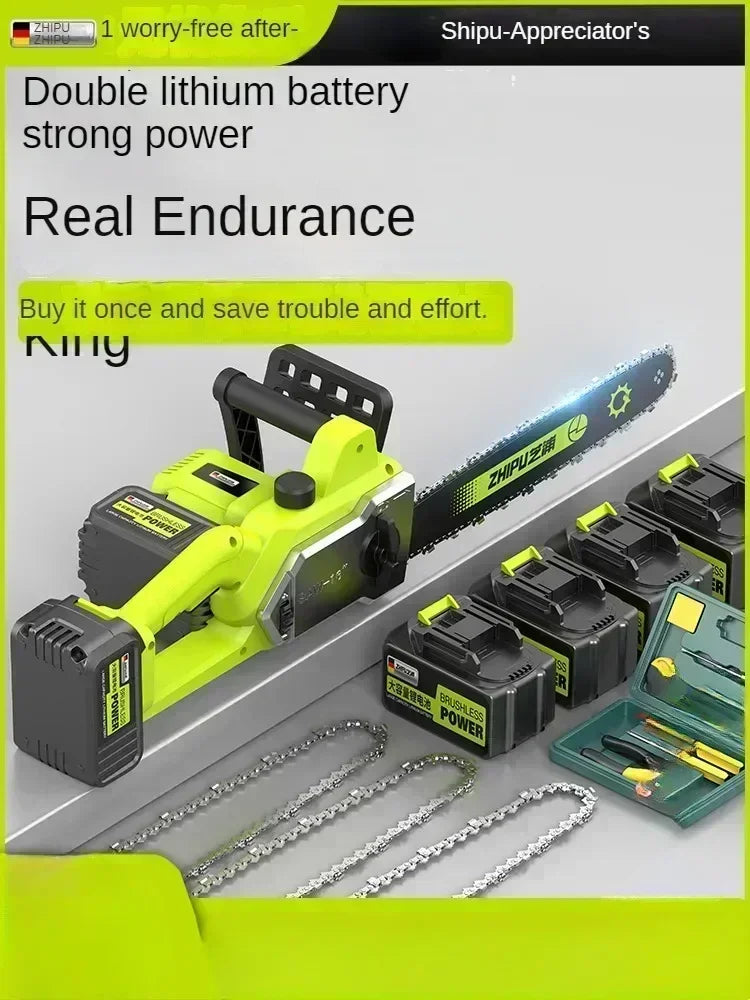 Portable Handheld Electric Saw — Cordless Mini Chainsaw for Wood Cutting