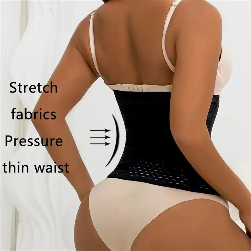 Slim. Support. Recover. — Women’s Tummy Slimming Belly Band Shapewear | Waist Cincher Corset, Postpartum Support, S–XXL, Black