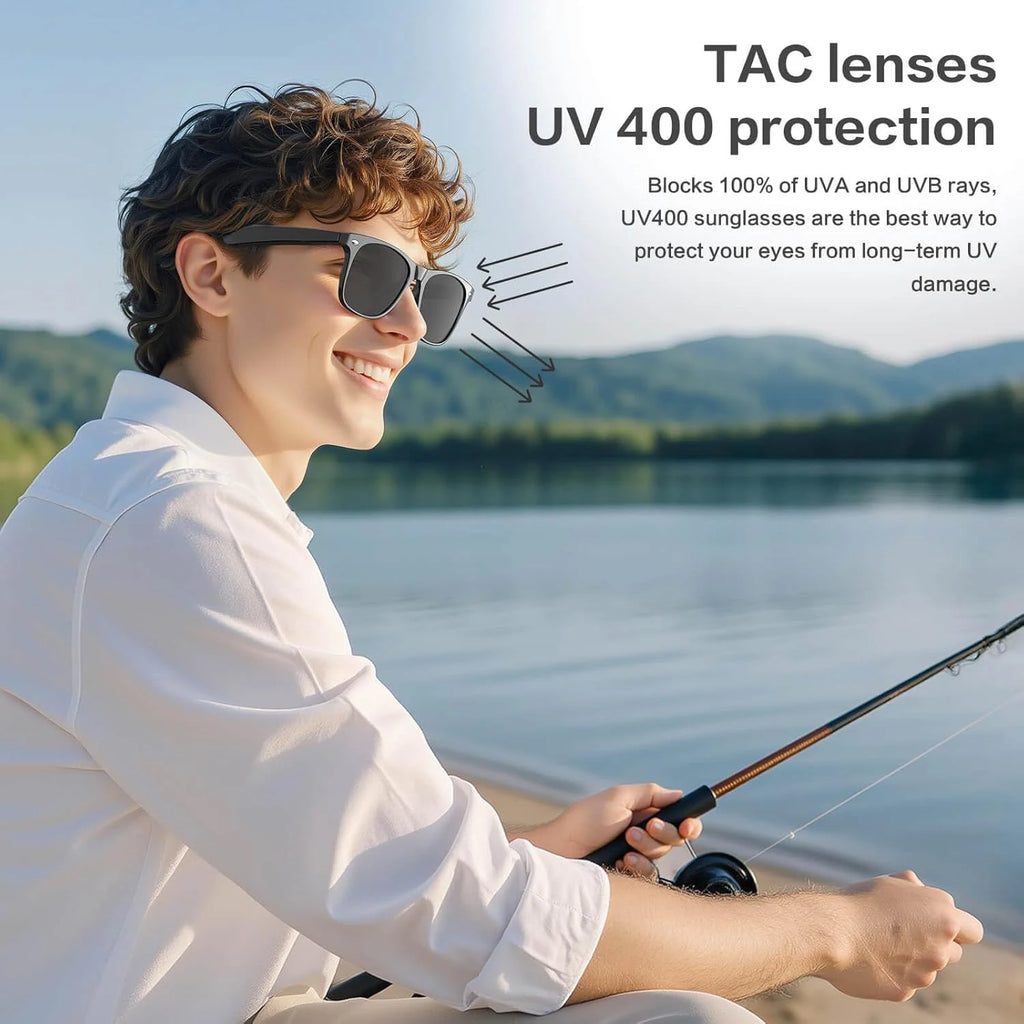 800W Camera AI Smart Glasses — Color-Changing Lenses, AI Translation, HD Video & Waterproof Calling