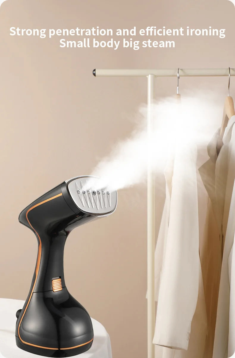 Portable Handheld Garment Steamer & Travel Iron