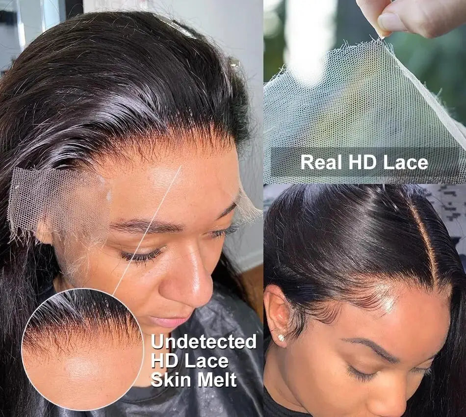 200 Density Body Wave Lace Front Wig | 13x4 13x6 360 Lace 5x5 HD Transparent Pre-Plucked Brazilian Human Hair
