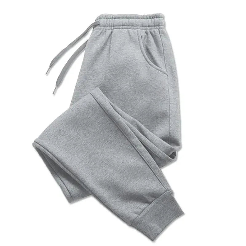 Men's Sport Jogging Trousers — Loose Fit Solid Color Streetwear Sweatpants