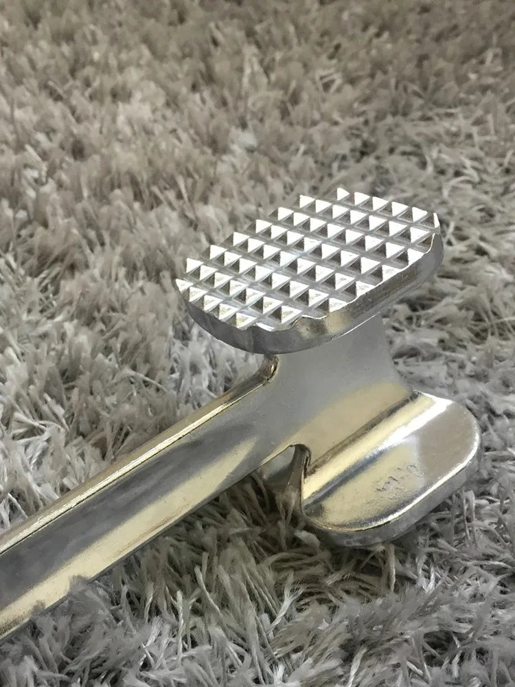 Aluminum Alloy Meat Tenderizer Hammer — Heavy-Duty Double-Sided Kitchen Mallet