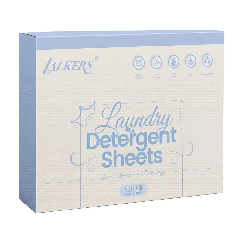 Plant-Based Laundry Tablets — Concentrated Washing Powder Detergent | Mild, Safe, Anti-Bacterial, 5X Concentration