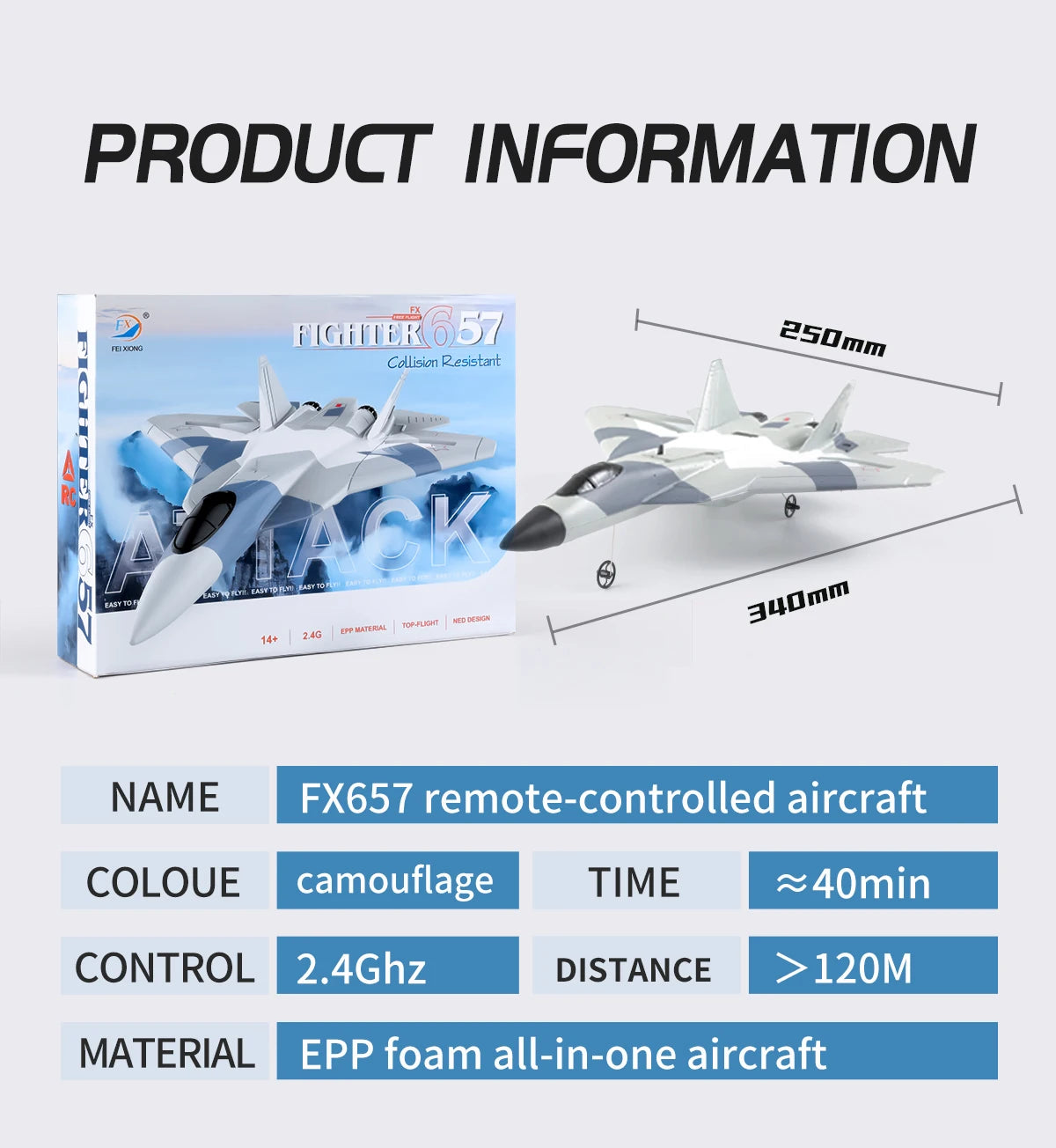 SU35 2.4G RC Foam Fighter Glider Airplane – Remote Control EPP Fixed Wing Plane
