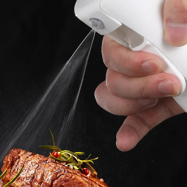 Oil Spray Bottle & Oil Brush — Dual-Use Misting Spray for Cooking & BBQ (200ml / 300ml / 500ml)