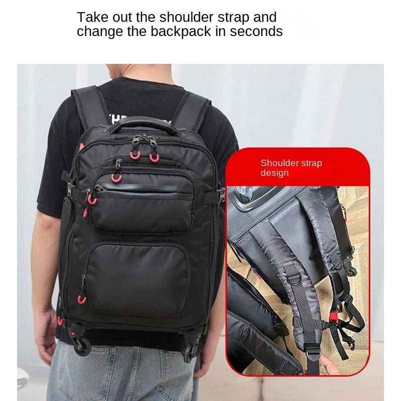 Wheeled Laptop Backpack – Waterproof Cabin Travel Bag