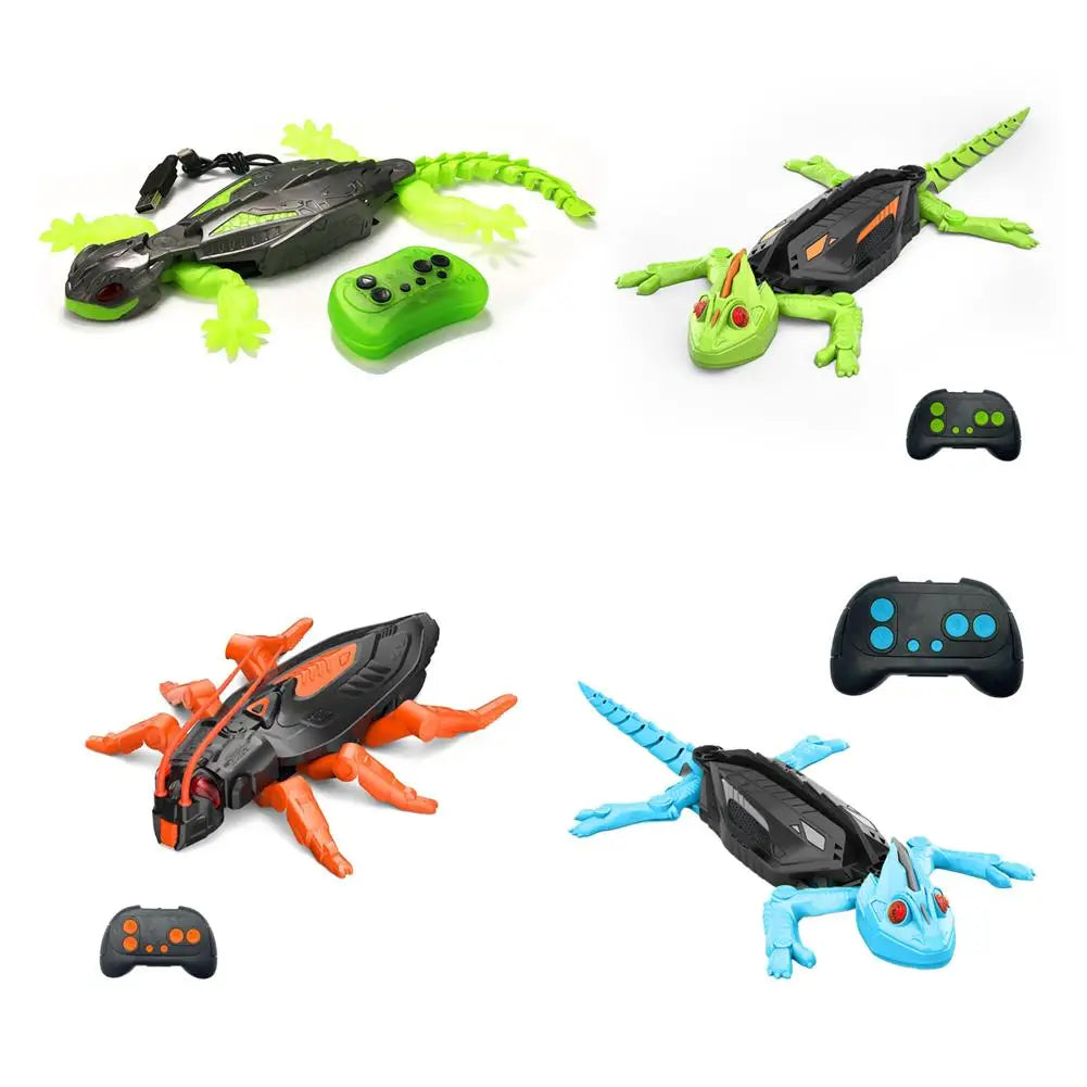 Wall Climbing RC Gecko Toy – Electric Remote Control Lizard Wall Crawler for Kids