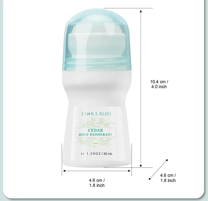 Aluminum-Free Deodorant Roll-On – 4 Scents | Unisex Daily Odor Protection
