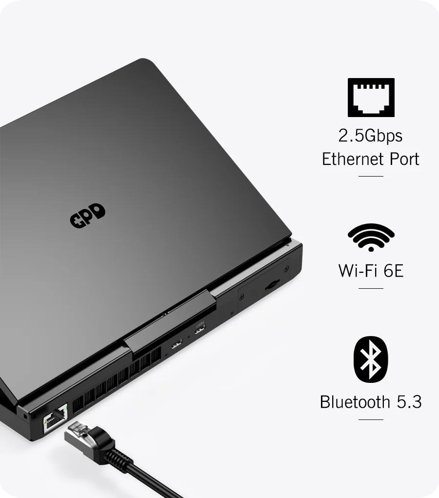 GPD Pocket 4 8.8" Mini Laptop – AMD Ryzen AI 9 HX 370, Up to 64GB LPDDR5X, 2TB NVMe, 144Hz Touch, Windows 11