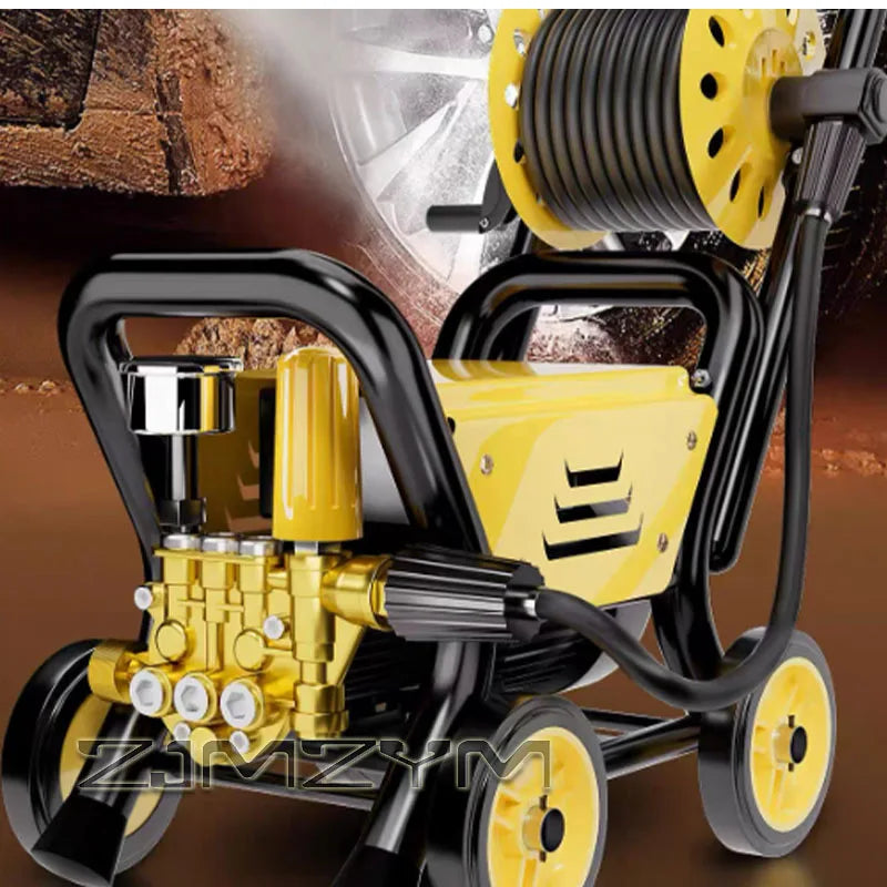 Electric High-Pressure Washer with Auto Start/Stop & Self-Priming – 10m, 15m & 20m Options