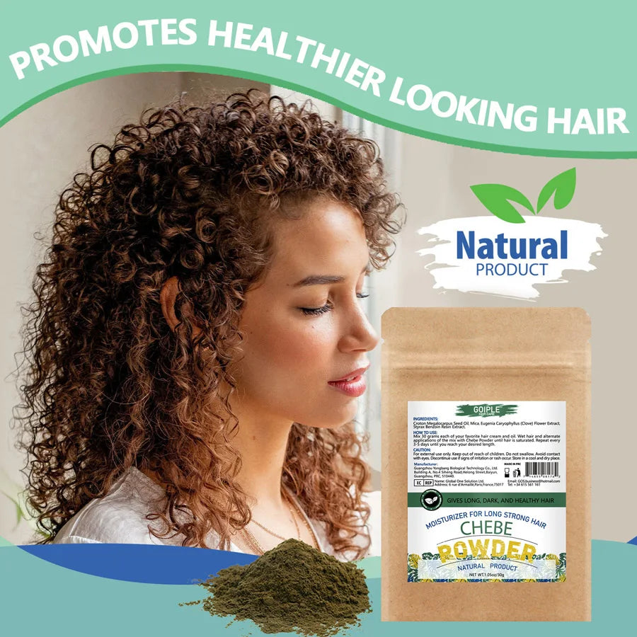 GOIPLE Chebe Hair Care Products Deep Nourish & Moisturize Conditioner Smoothing Anti-loss Breakage Hair Oil or Butter or Powder