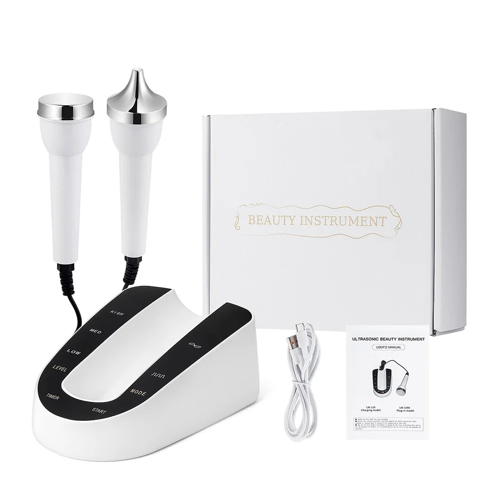 1MHz Ultrasonic Facial Beauty Machine – Lifting, Anti-Aging, Skin Tightening & Eye Care SPA Device