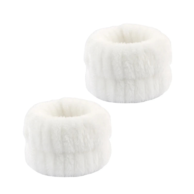 Puffy Spa Headband & Wristbands Set — 3 Pack