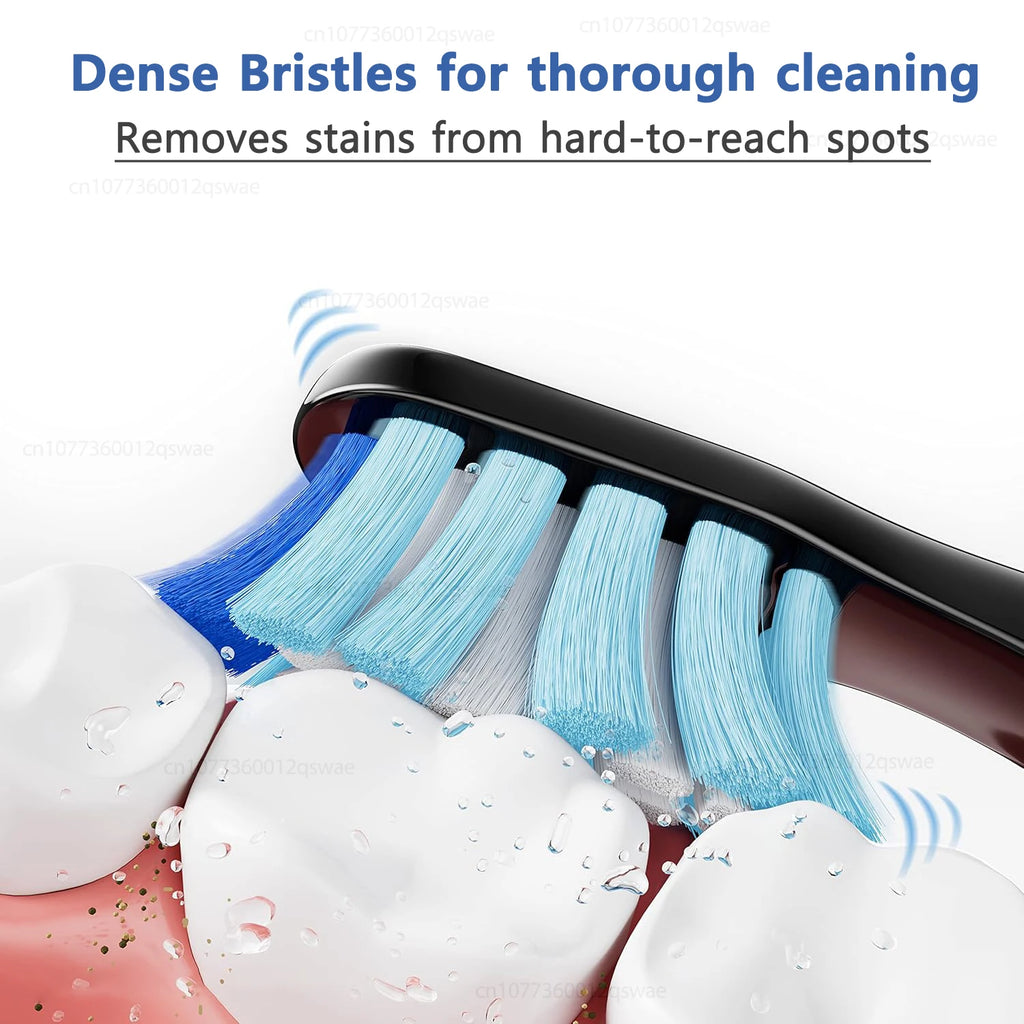 Sonic Electric Toothbrush – 40K VPM, 6 Modes, 8 Brush Heads, Smart Timer, Type-C Rechargeable