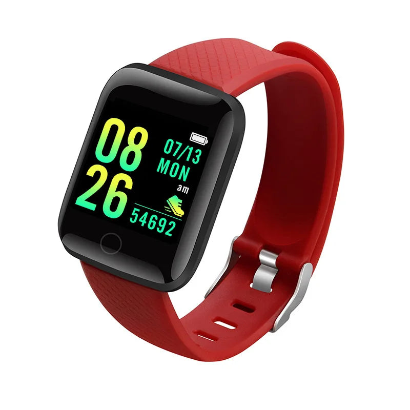 Track Every Move. Every Day. — Y68 & 116Plus Smartwatch | Fitness Tracker, Heart Rate Monitor, Sleep Tracker, Message Alerts, Android & iOS, 9 Colors