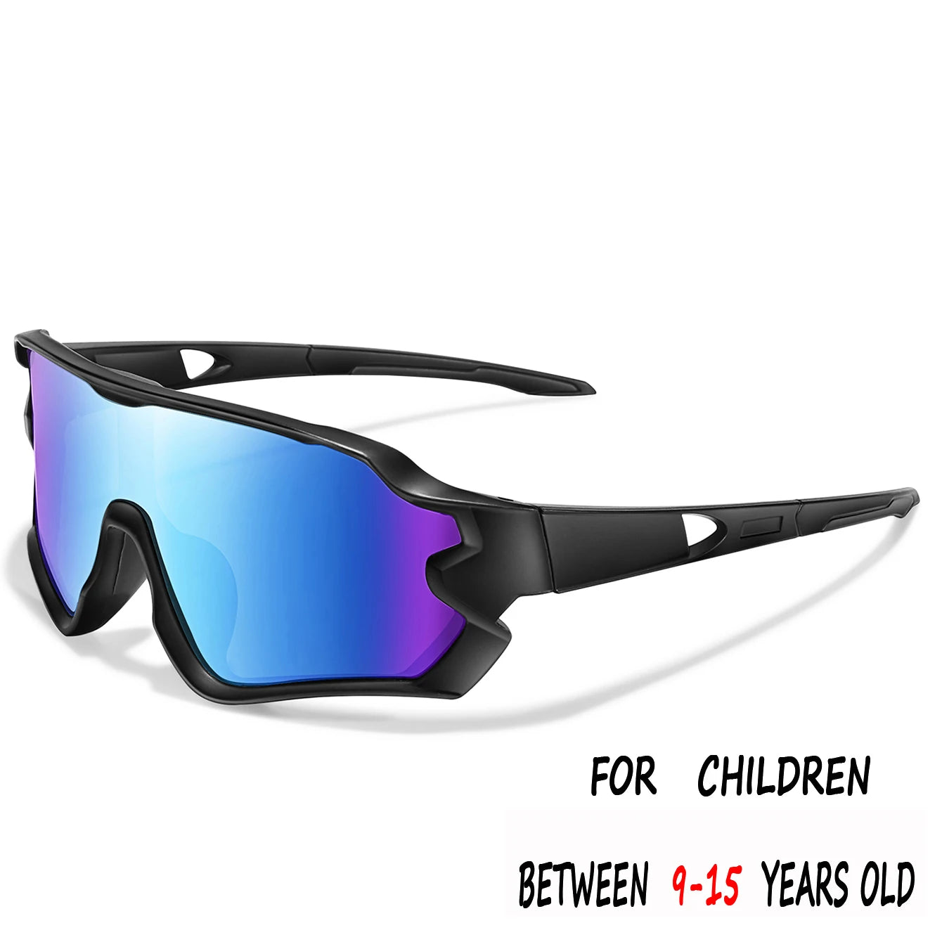 Kids UV400 Cycling Sunglasses — Ages 9–15