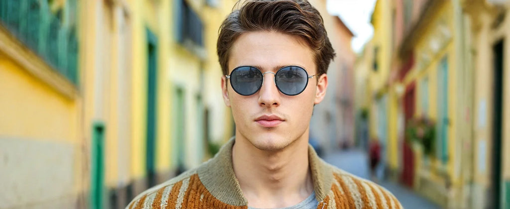 ZENOTTIC Steampunk Round Polarized Sunglasses | Mirror Vintage Shades UV400 for Men & Women