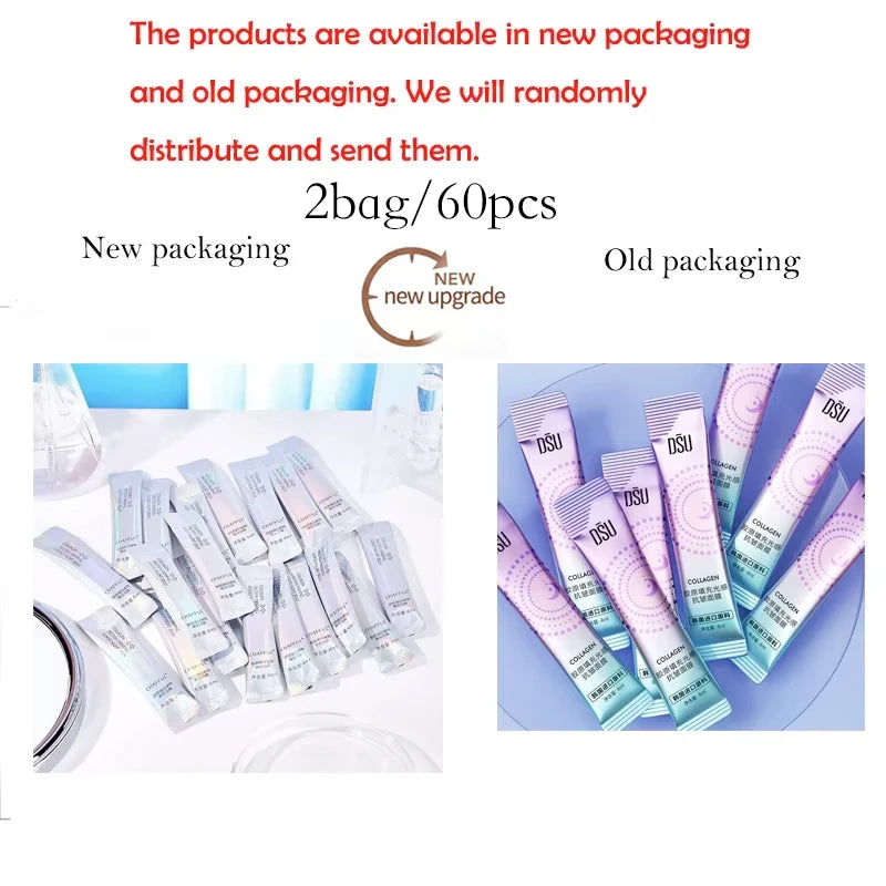 Anti-Wrinkle Collagen Sleeping Face Masks — Overnight Skin Renewal (30-Pack)