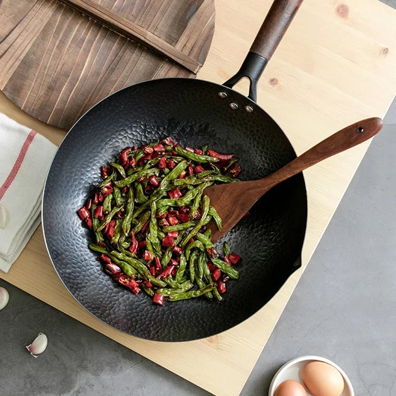 32cm Flat-Bottom Wok – Stir-Fry Pan