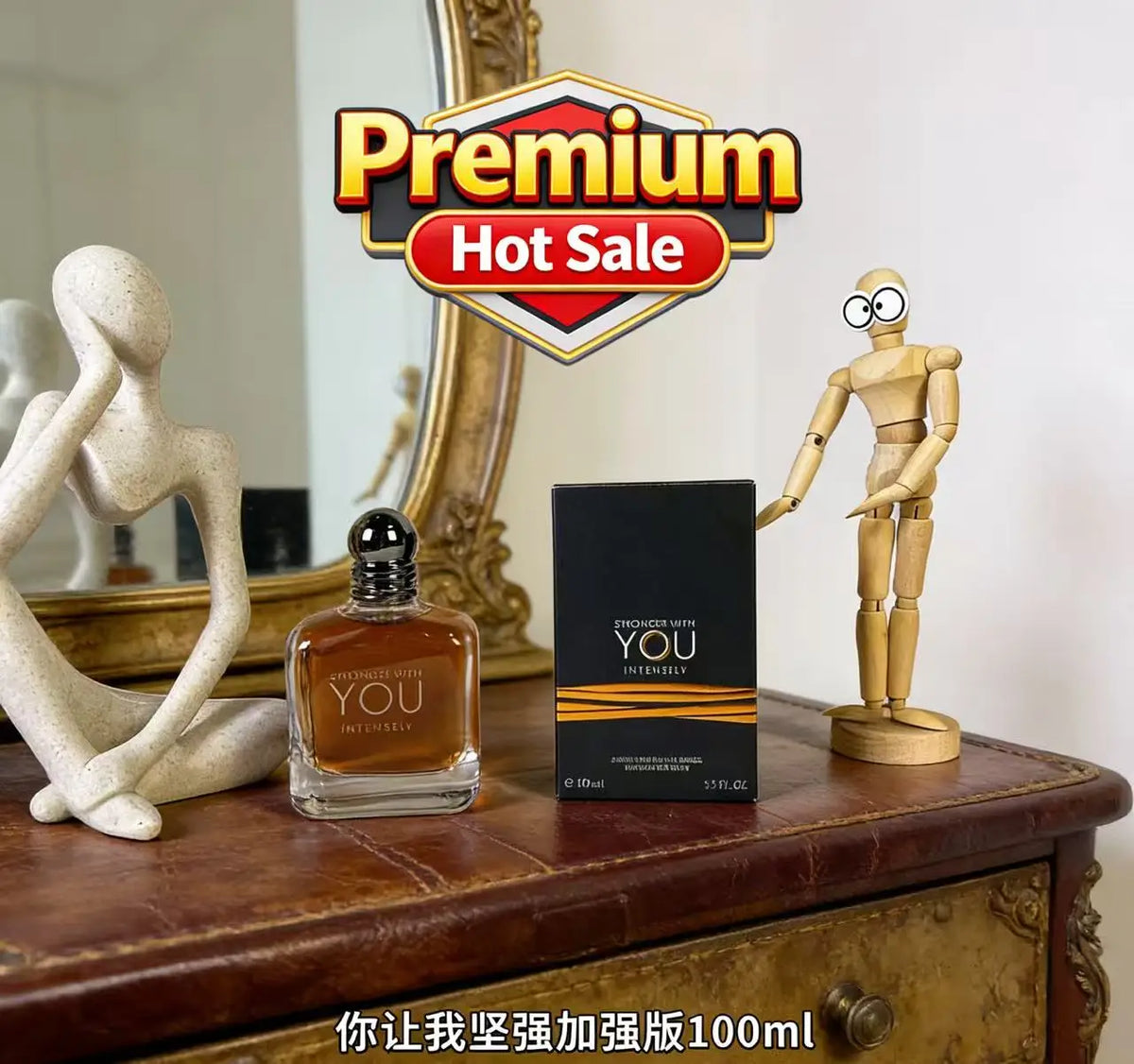 Sandalwood Oud Unisex Perfume 100ml – Long-Lasting Oriental Fragrance