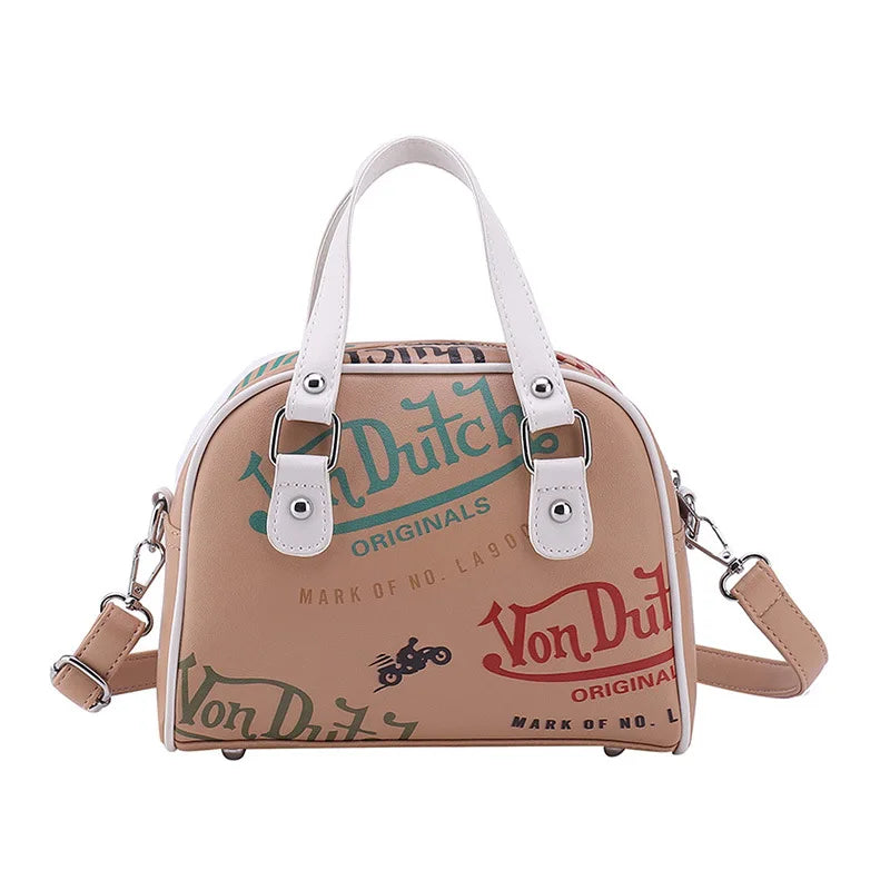 Large Capacity Retro Crossbody Bag – Versatile Women's Shoulder Bag & Handbag
