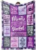 Family Gift Throw Blanket – Soft Warm Personalized Gift for Dad, Mom, Grandparents & Family