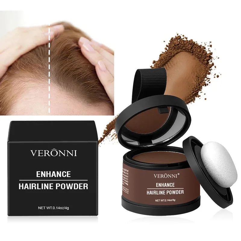 Hairline Shadow Powder — Waterproof Root Touch-Up for Thinning Hair