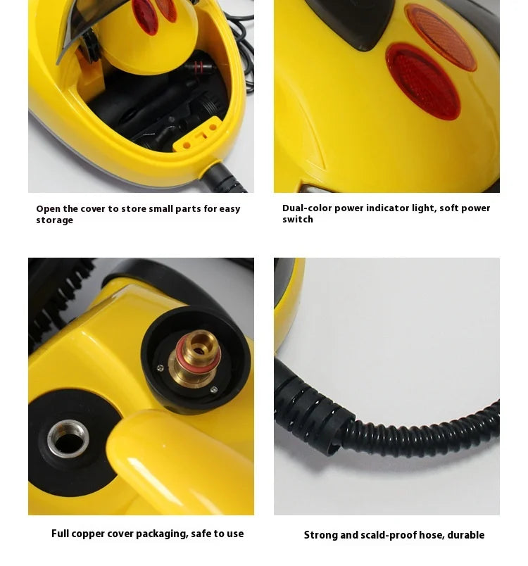 High-Pressure Steam Cleaner — Car Detailing, Sauna Machine, Invisible Car Film & Range Hood Cleaning
