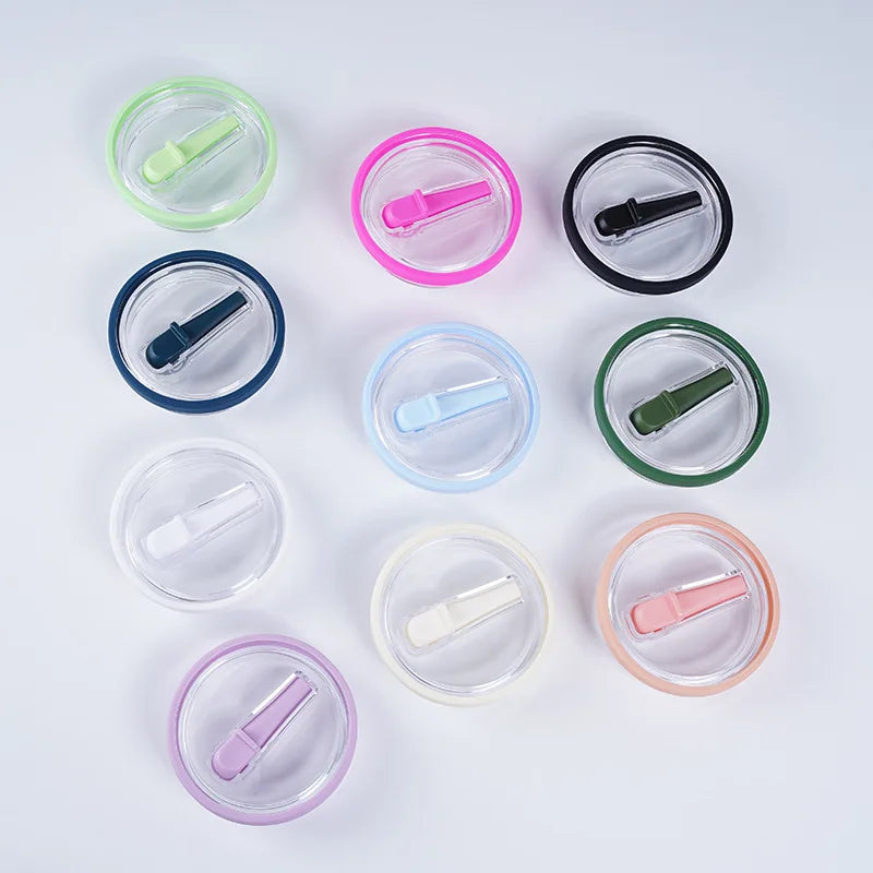 40oz Flip Straw Replacement Lid for Stanley 2.0 Tumbler – Leak-Proof Lid with Straw & Cleaning Brush