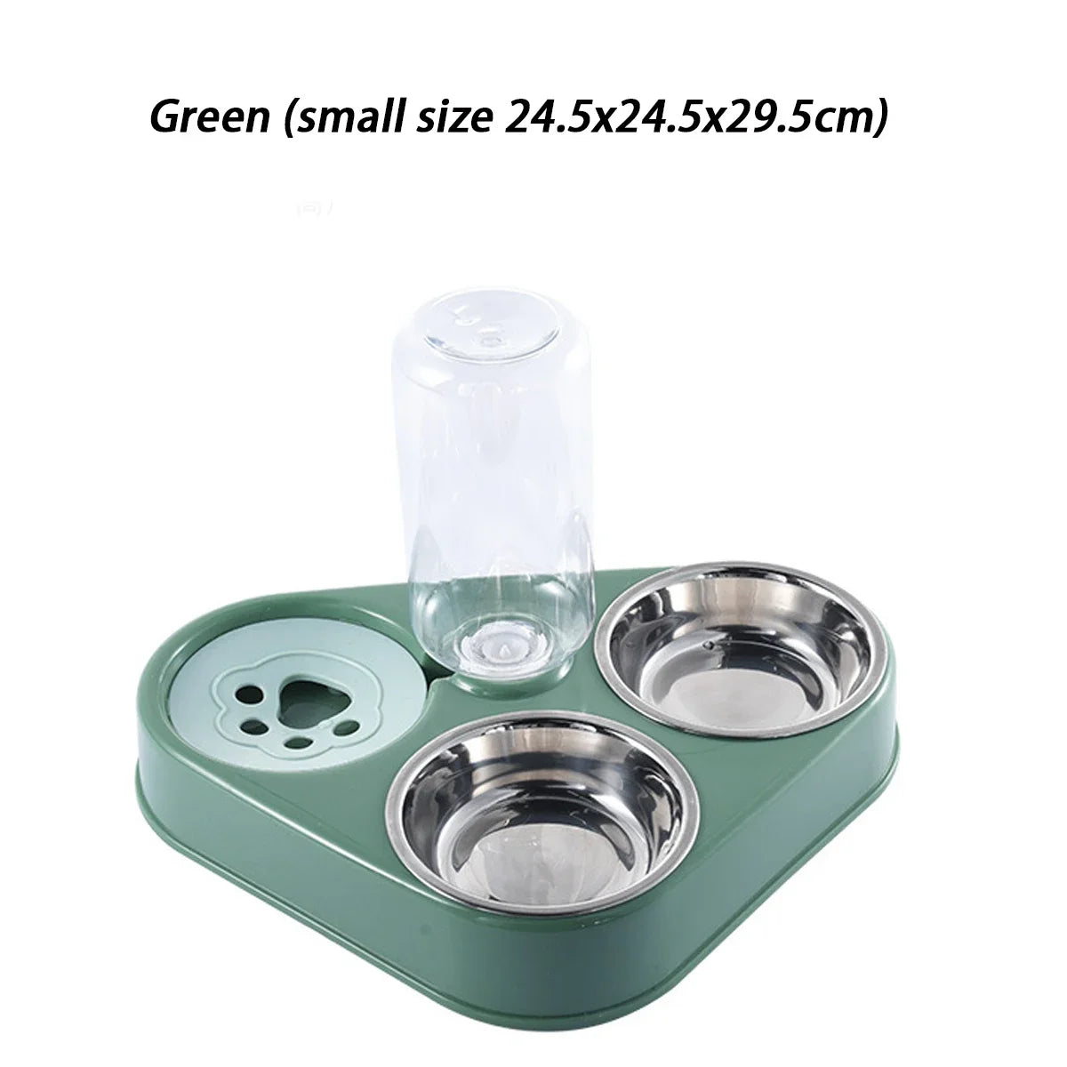 Non-Slip Stainless Steel Dog & Cat Food Bowl