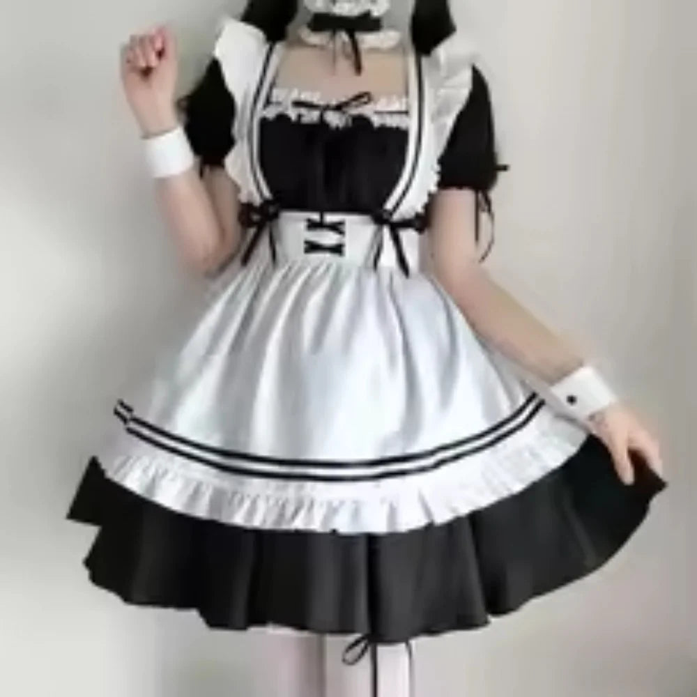 Maid Cosplay Lolita Costume – Women's Anime Dress Set