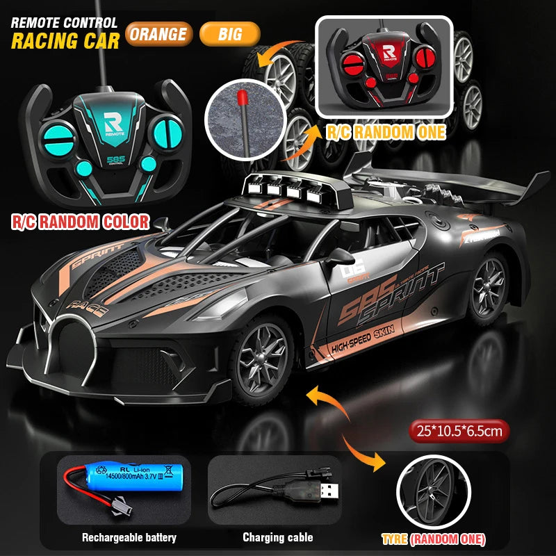 4CH High Speed RC Drift Racing Sports Car – Electric Remote Control Toy Vehicle for Boys & Kids