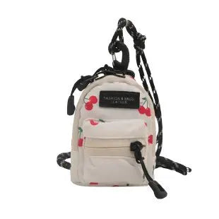Mini Lipstick Pendant Fabric Single-Shoulder Crossbody Bag — Trendy Niche Design Women's Small Bag