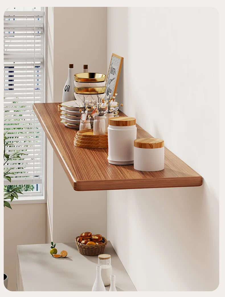 Floating Wall Display Shelf — Wooden Bookshelf, Decorative Laminate & Living Room Wall Rack