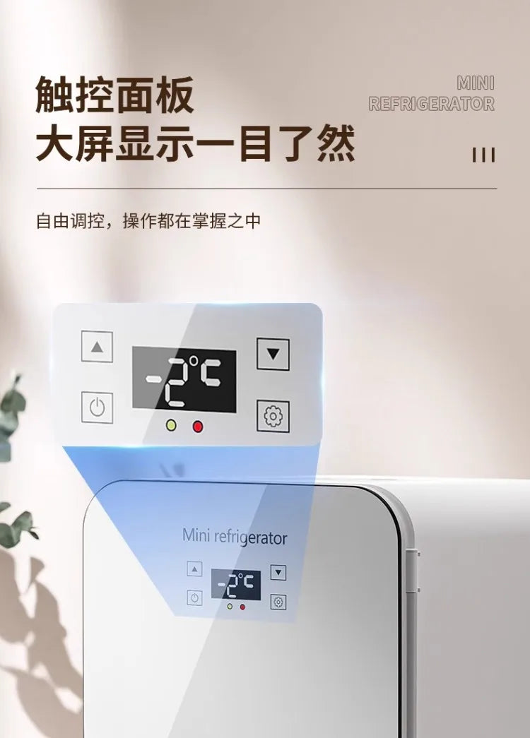220V Portable Mini Freezer – Car & Home Refrigerator for Travel, Dorm & Office