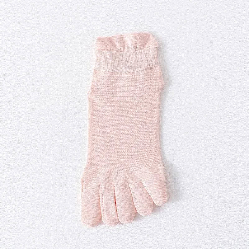 Women's Cotton Toe Socks – Breathable Mesh
