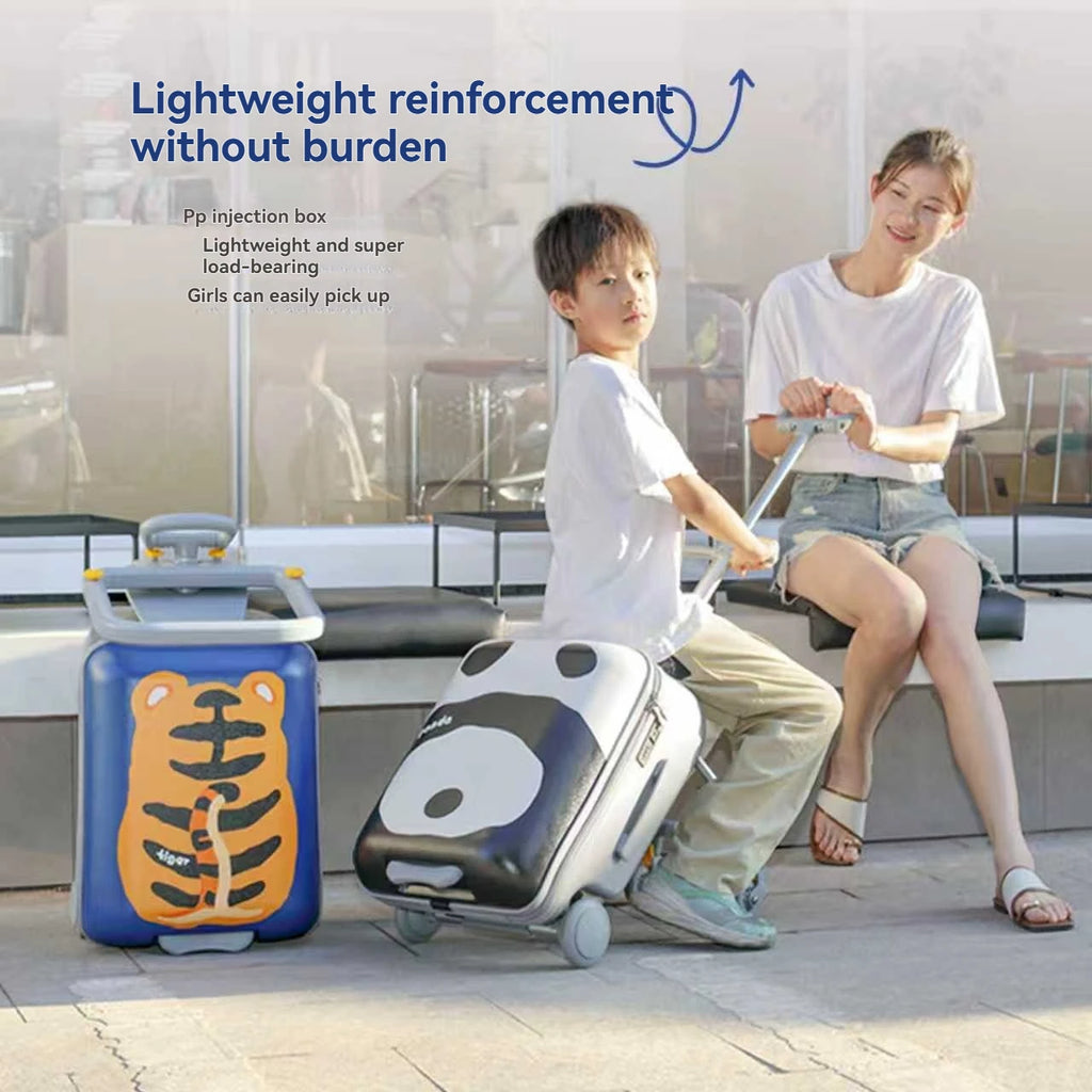 Kids Ride-On 2-in-1 Carry-On Suitcase — Scooter Luggage for Toddlers & Young Travelers